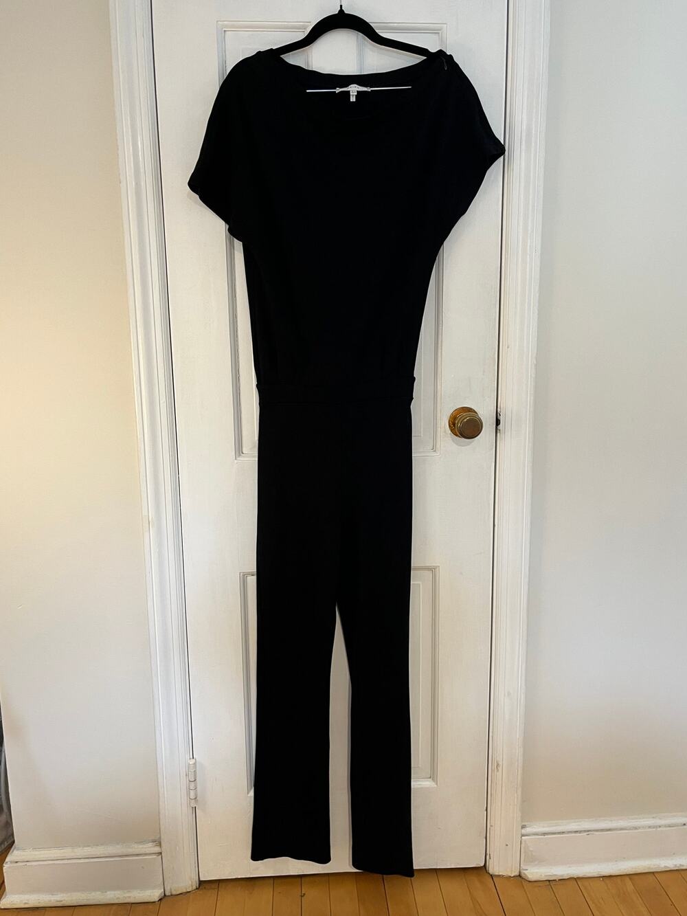 Reiss London Black Tailored Jumpsuit | Chic Professional Work to Night | Sz 0